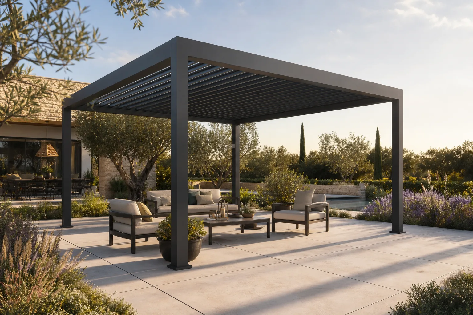 Cette installation estivale réduit la température de votre terrasse de plusieurs degrés sans climatisation ! — Ales-Pergola.fr
