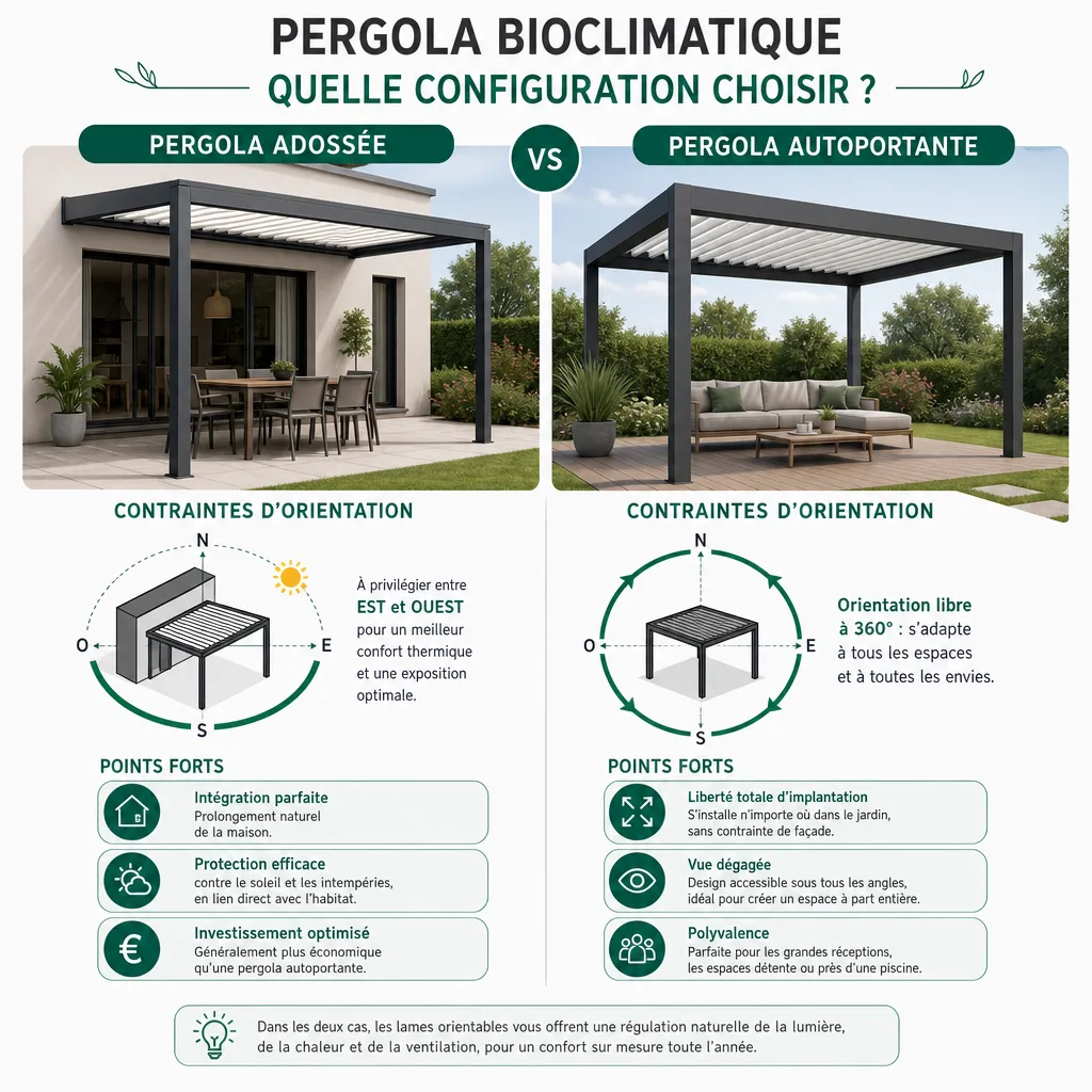 Comment orienter sa pergola bioclimatique dans le Gard ? — Ales-Pergola.fr