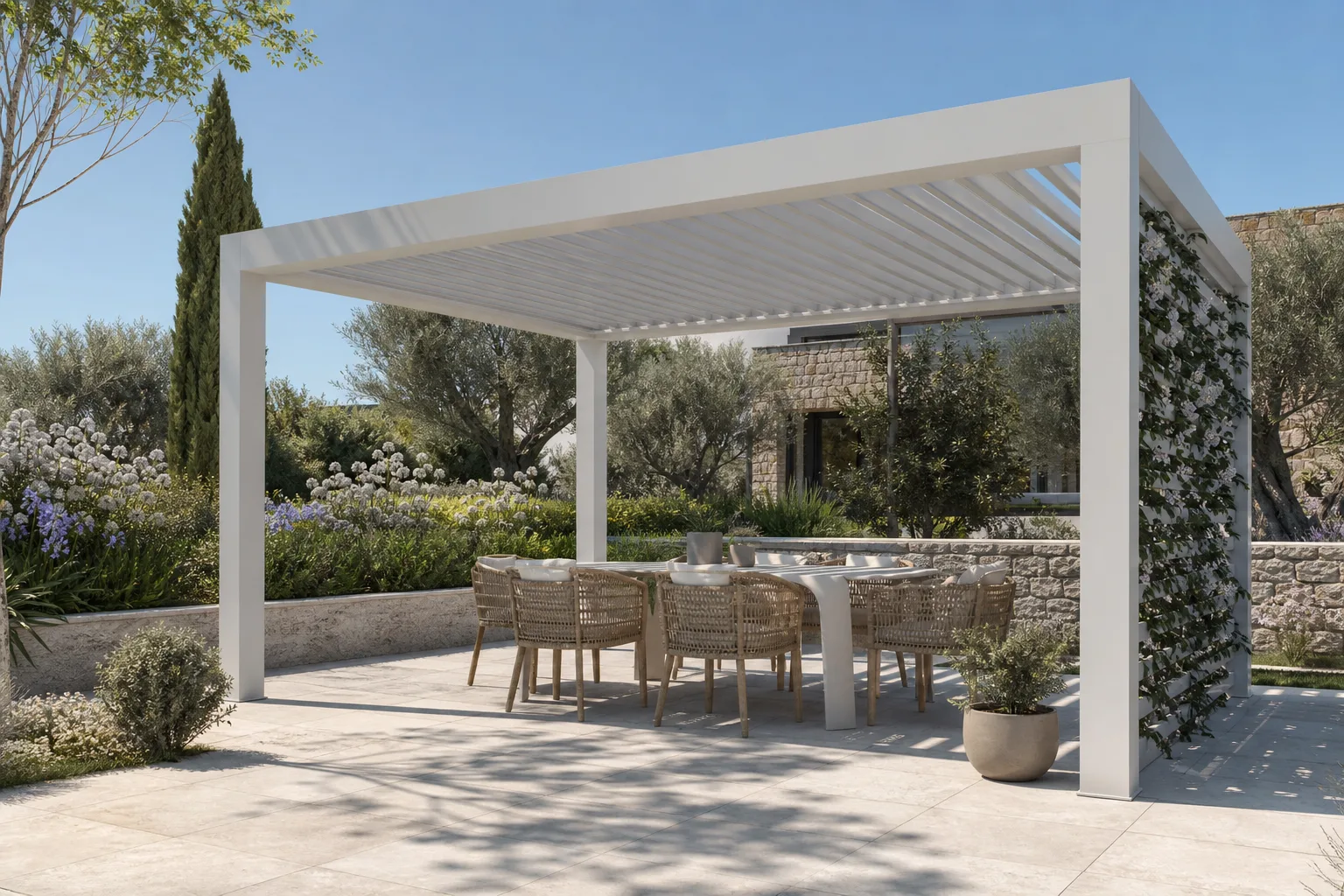 Pergola bioclimatique : la meilleure solution contre les canicules ? — Ales-Pergola.fr