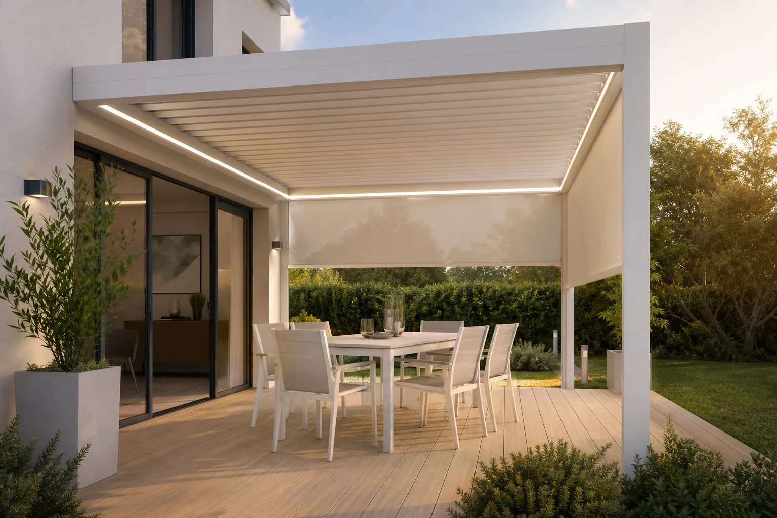 Quelle dimension de pergola pour une table de 6 personnes ? — Ales-Pergola.fr
