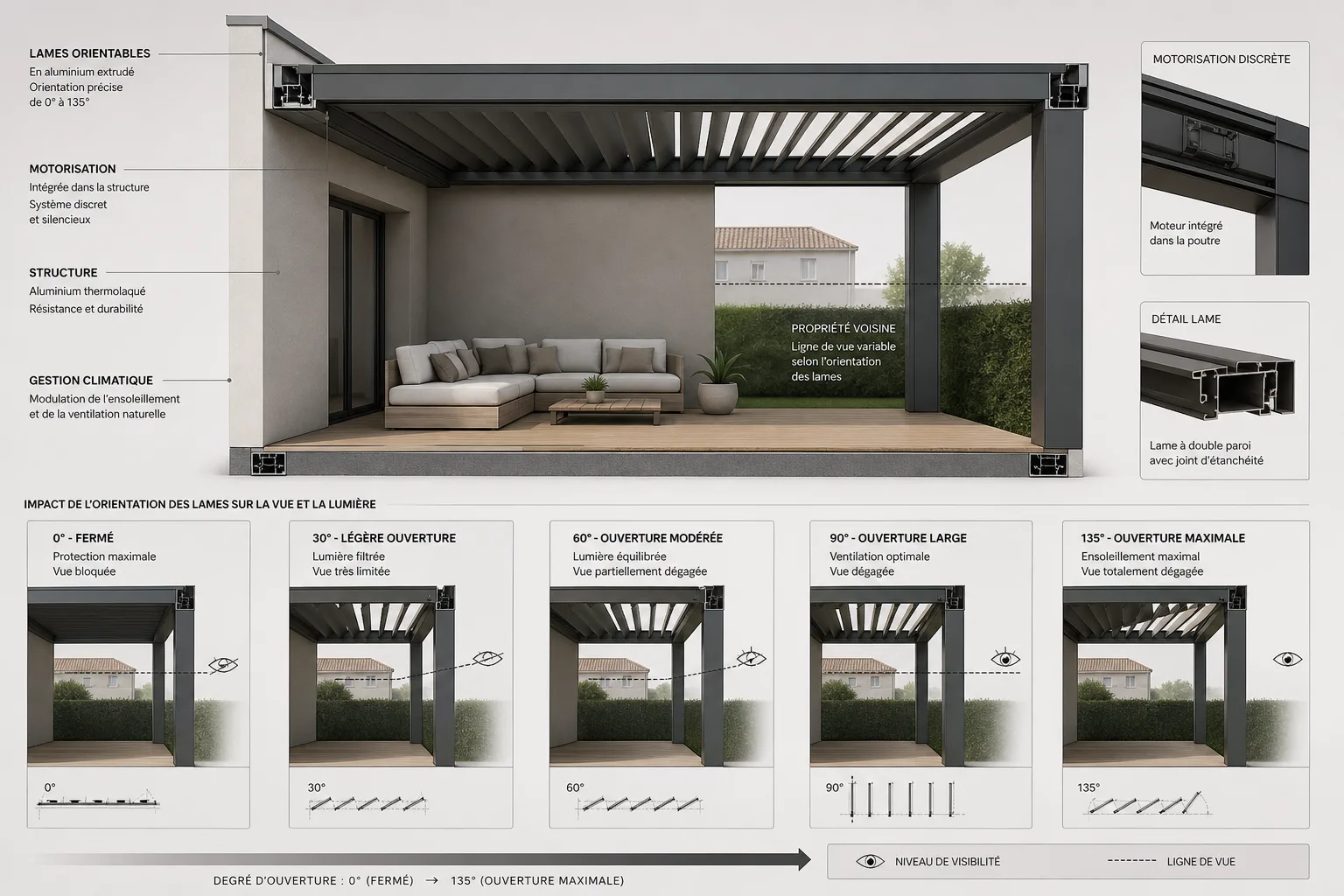 Quelle distance respecter avec le voisin pour installer une pergola ? — Ales-Pergola.fr