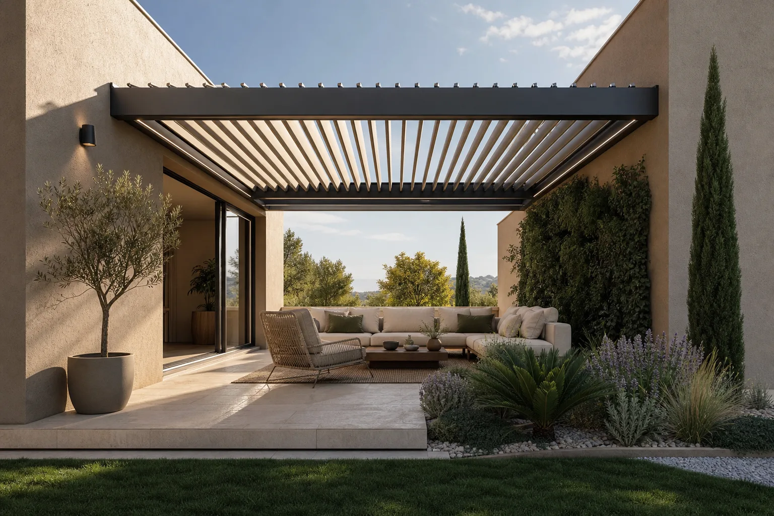 Quelle taille pour une pergola bioclimatique ? — Ales-Pergola.fr