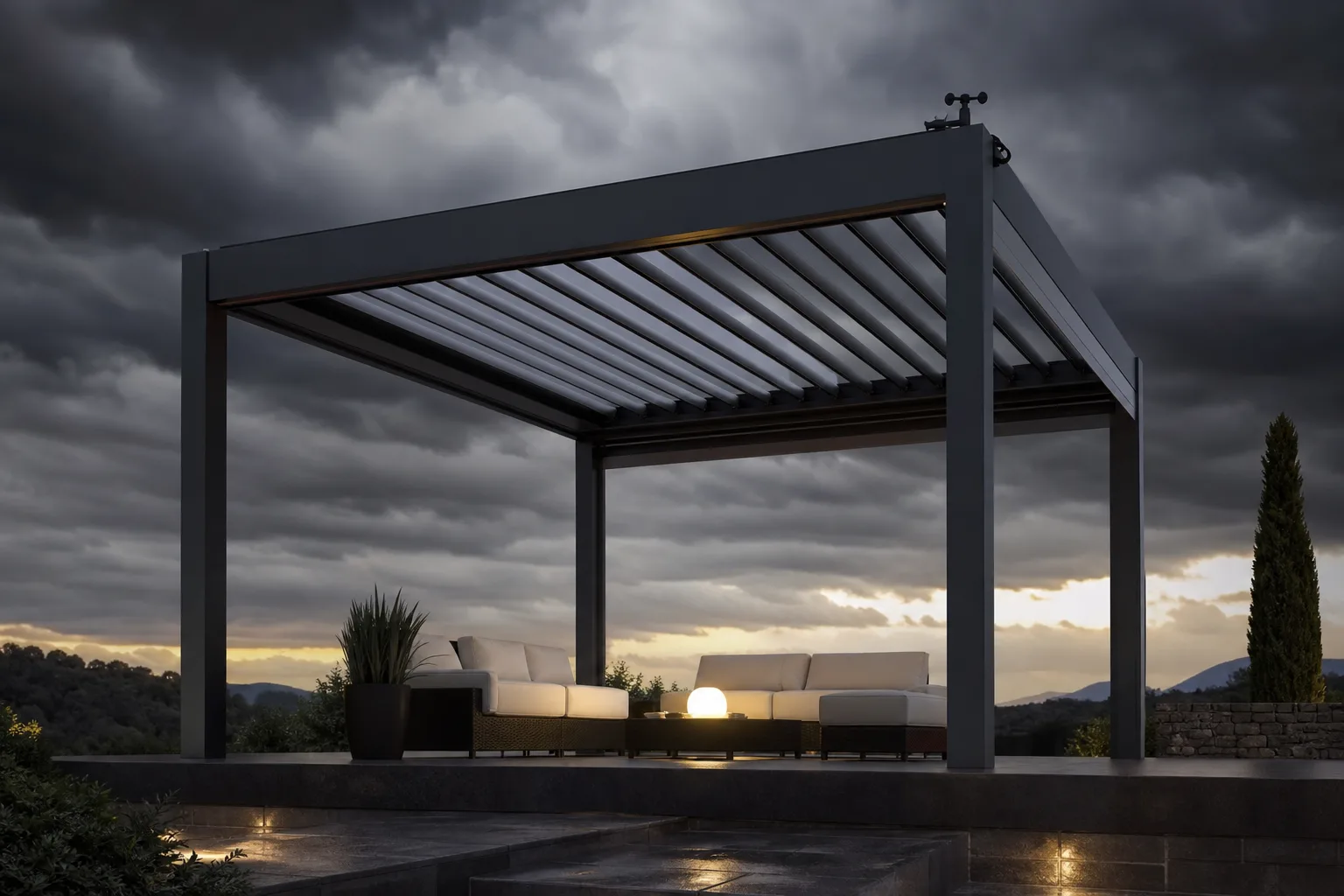 Une pergola bioclimatique résiste-t-elle vraiment au mistral ? — Ales-Pergola.fr