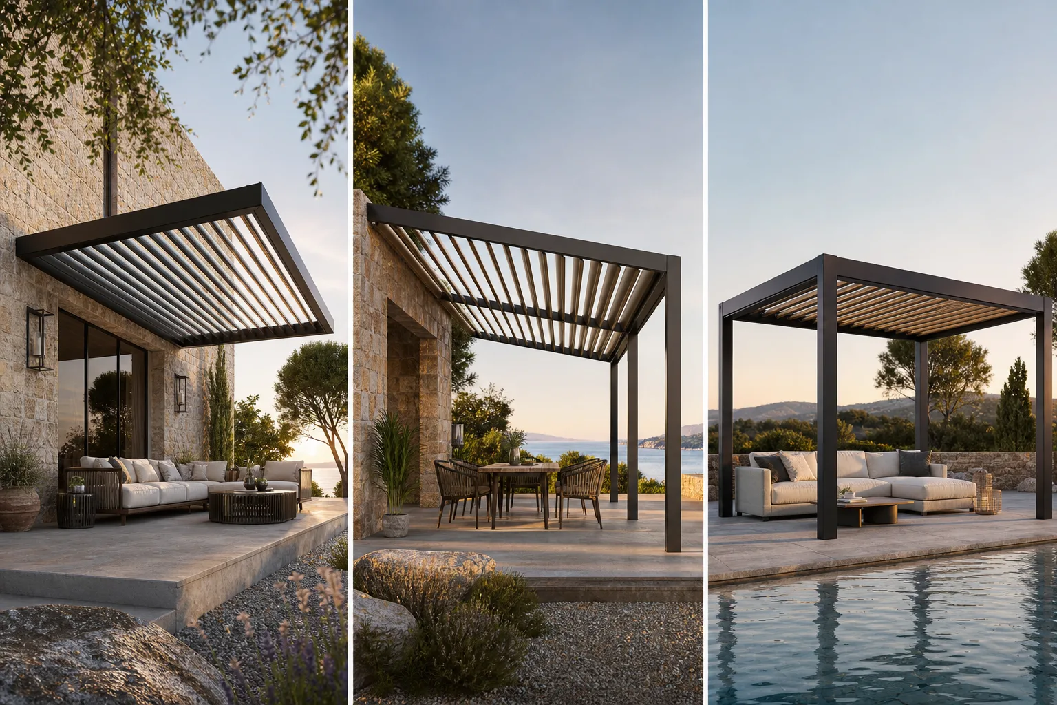 Pergola bioclimatique Saint-Hilaire-de-Brethmas — installation sur mesure dans le Gard (30)